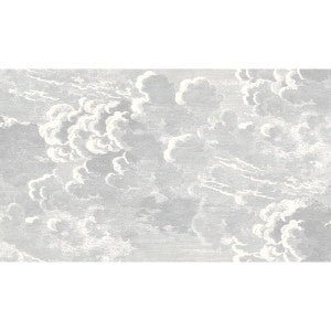 Nuvolette Soot/Snow by Cole & Son Designer Wallcovering
