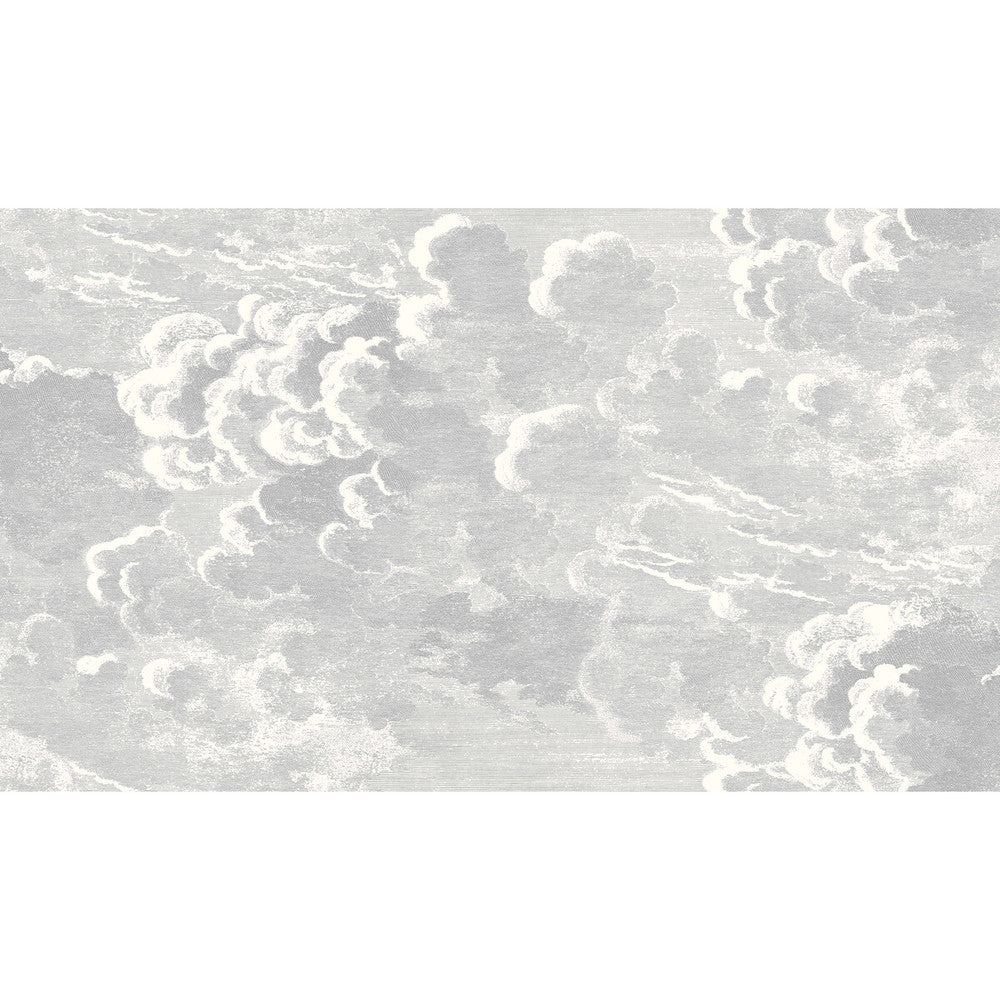 Nuvolette Soot/Snow by Cole & Son Designer Wallcovering COLE & SON FORNASETTI SENZA TEMPO PAPER - 100% United Kingdom Horizontal: 54 and Vertical: 31.5 54 - Swanky Fabrics -