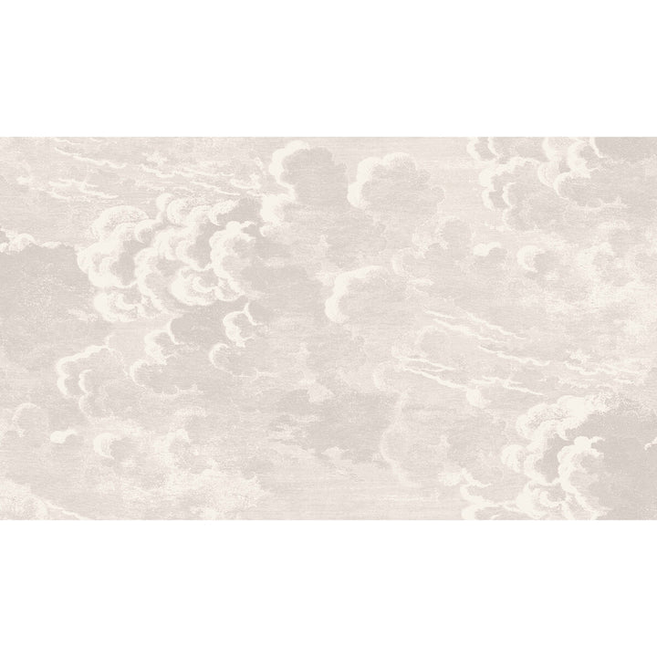 Nuvolette Stone by Cole & Son Designer Wallcovering COLE & SON FORNASETTI SENZA TEMPO PAPER - 100% United Kingdom - Horizontal: 54 and Vertical: 31.5 54 - Swanky Fabrics -