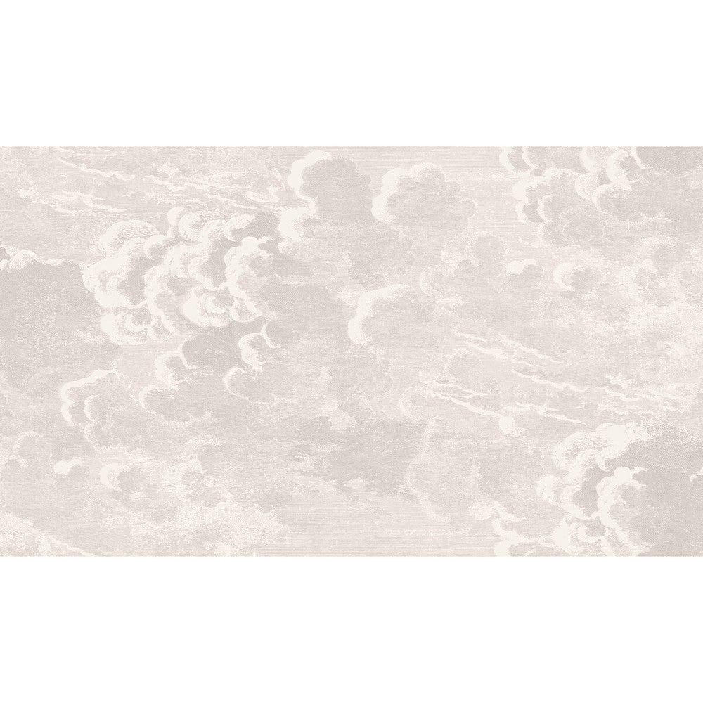 Nuvolette Stone by Cole & Son Designer Wallcovering COLE & SON FORNASETTI SENZA TEMPO PAPER - 100% United Kingdom Horizontal: 54 and Vertical: 31.5 54 - Swanky Fabrics -