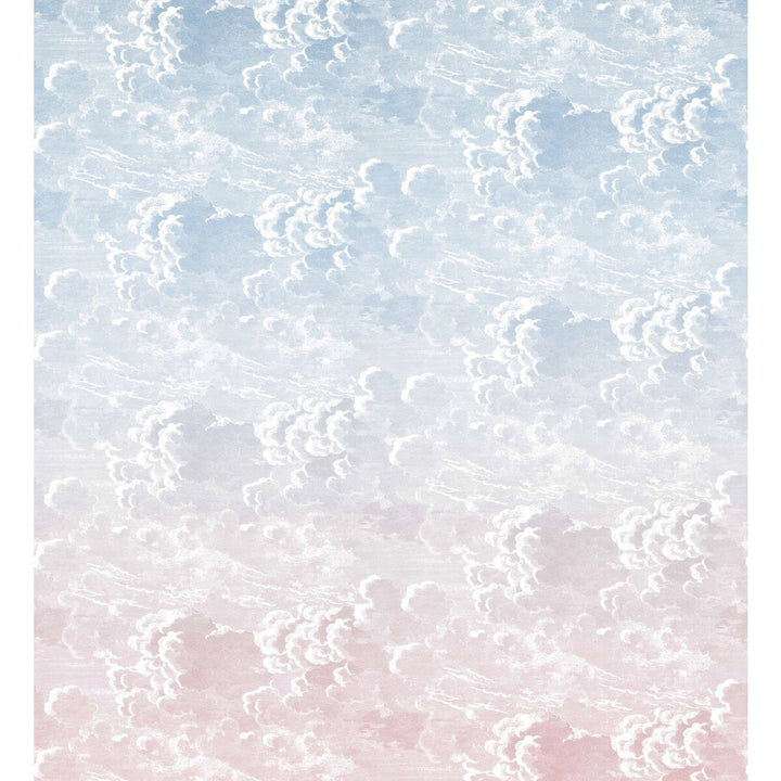 Nuvole Al Tramonto Dusk/Pink by Cole & Son Designer Wallcovering COLE & SON FORNASETTI PAPER - 100% United Kingdom - Horizontal: 108 and Vertical: 118 108 - Swanky Fabrics -