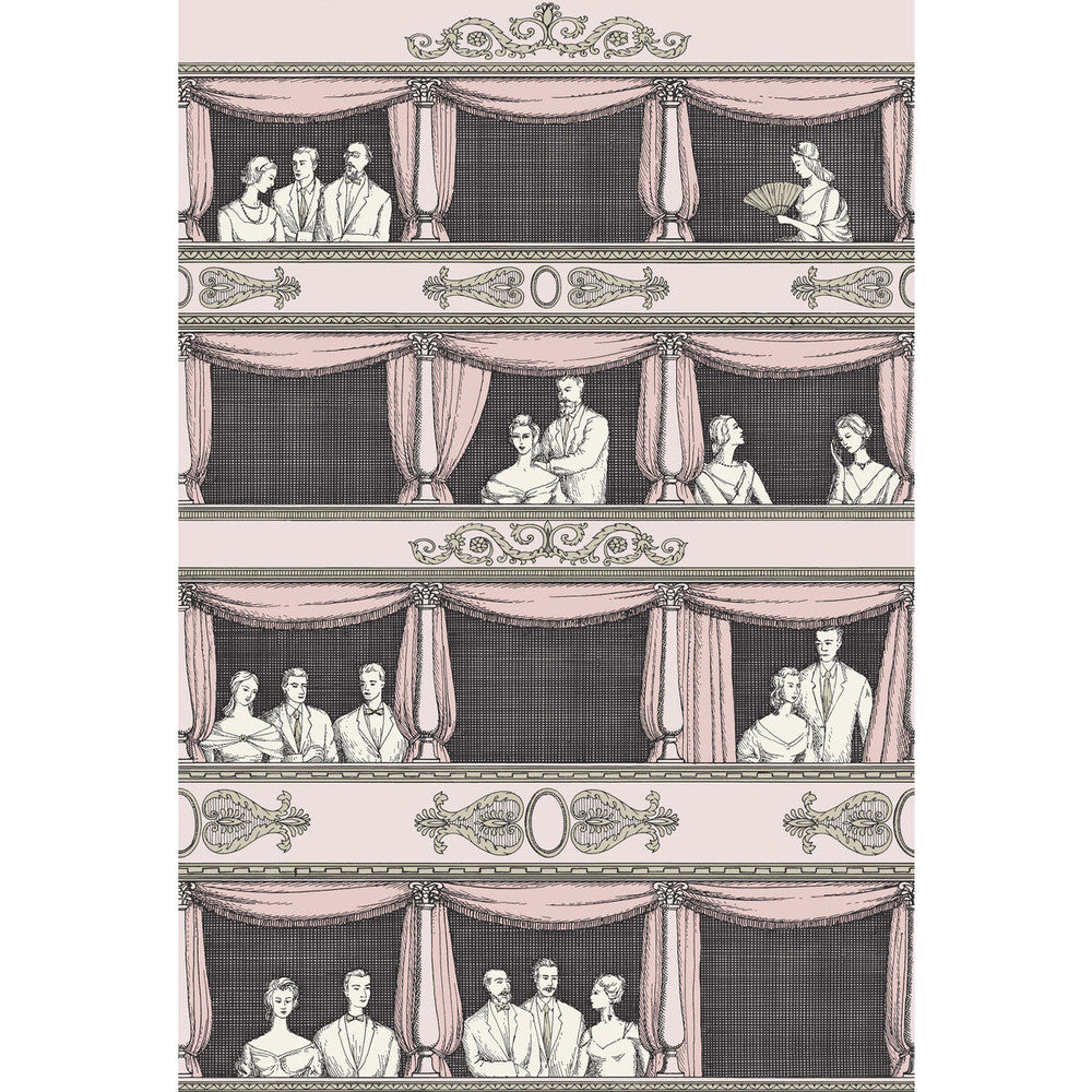 Teatro Ballet Slipper by Cole & Son Designer Wallcovering COLE & SON FORNASETTI PAPER - 100% United Kingdom - Horizontal: - and Vertical: 40 27 - Swanky Fabrics -
