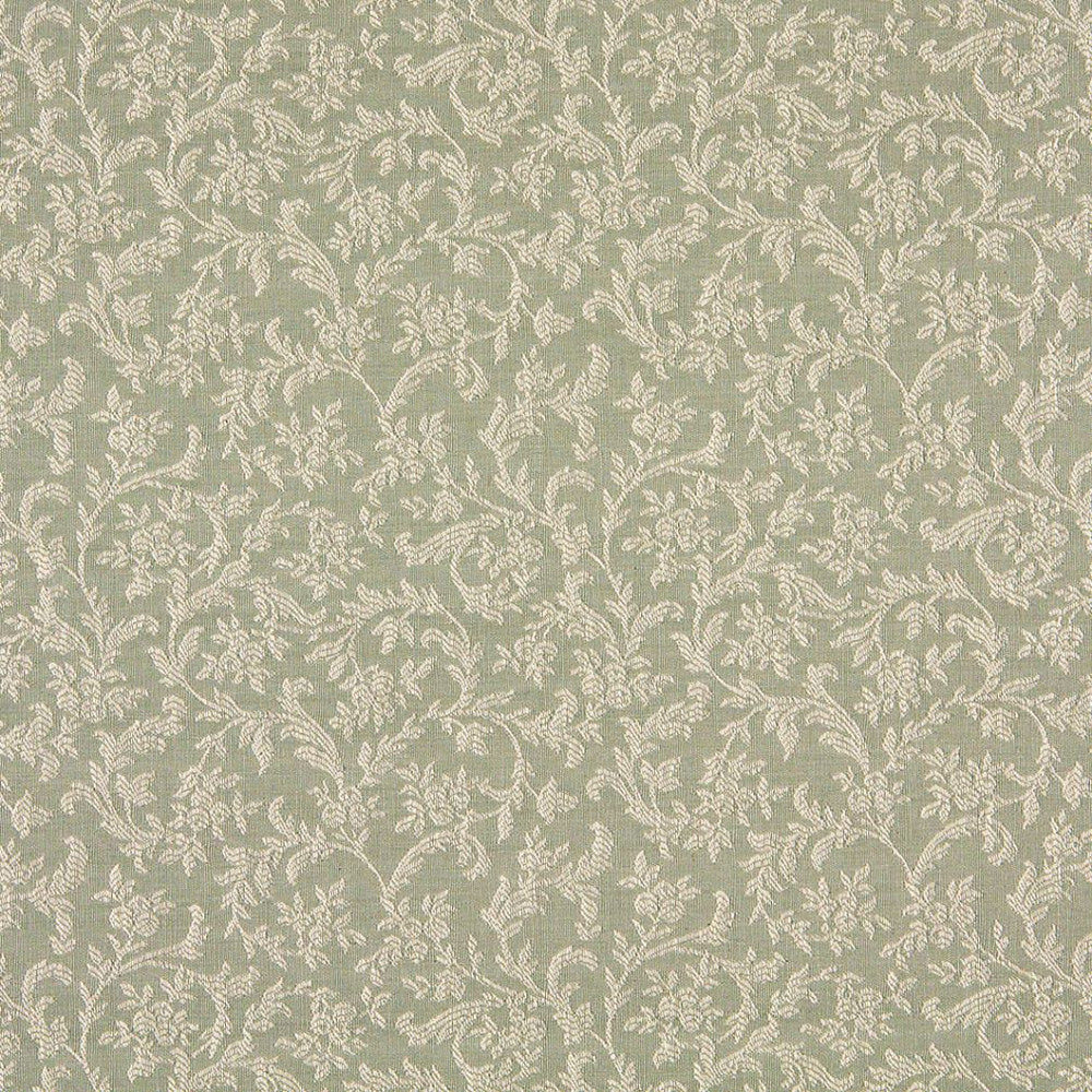 1150 Sterling Vine by Charlotte Designer Fabric Uptown Jacquards VII 52% Polyester, 48% Cotton Made In USA Exceeds 70,000 Wyzenbeek Rubs (Heavy Duty) Horizontal: 7" x Vertical: 6.5" 54 Inches - Swanky Fabrics -