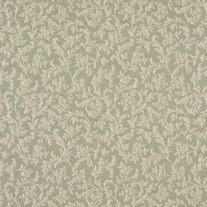 1150 Sterling Vine by Charlotte Designer Fabric Uptown Jacquards VII 52% Polyester, 48% Cotton Made In USA Exceeds 70,000 Wyzenbeek Rubs (Heavy Duty) Horizontal: 7" x Vertical: 6.5" 54 Inches - Swanky Fabrics -