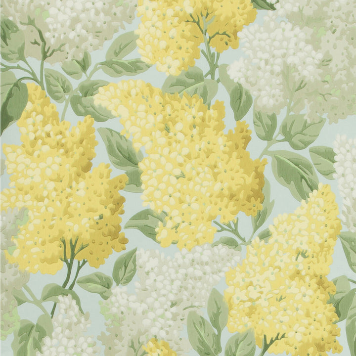 Lilac Lemon/Olive/Prm Blue by Cole & Son Designer Wallcovering COLE & SON BOTANICAL BOTANICA PAPER - 100% United Kingdom Horizontal: 20.5 and Vertical: 25.2 20.5 - Swanky Fabrics -