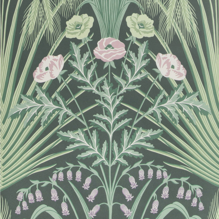 Bluebell Sage On Charcoal by Cole & Son Wallcovering Cole & Son Wallcovering Bluebell Sage On CharcoalWallcovering COLE & SON BOTANICAL BOTANICA PAPER - 100% United Kingdom </p><p>Repeat: H: 20.5, V: 30 20.5 - Fabric Carolina -