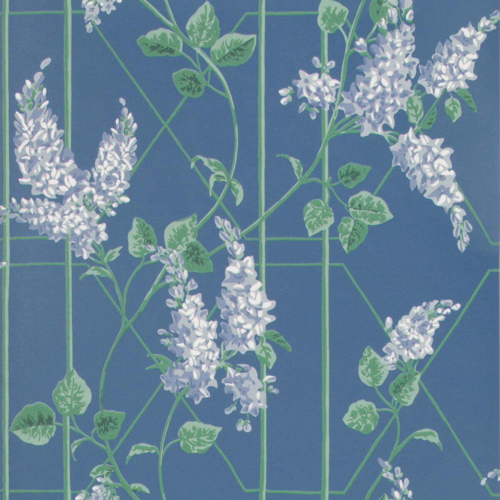 Wisteria P Blue/Jade/C Blue by Cole & Son Wallcovering Cole & Son Wallcovering Wisteria P Blue/Jade/C BlueWallcovering COLE & SON BOTANICAL BOTANICA PAPER - 100% United Kingdom </p><p>Repeat: H: 20.5, V: 20.5 20.5 - Fabric Carolina -