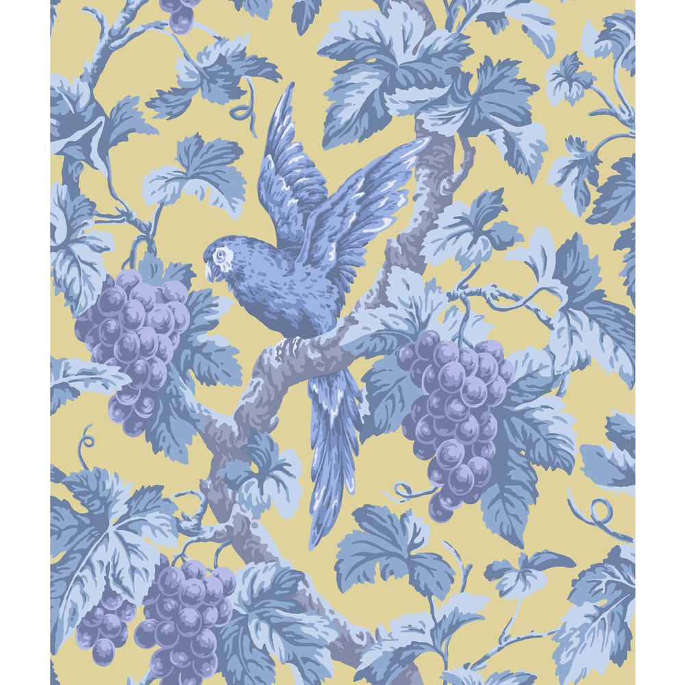Woodvale Orchard Hyac/Och by Cole & Son Designer Wallcovering COLE & SON PEARWOOD PAPER - 100% United Kingdom - Horizontal: 20.5 and Vertical: 24 20.5 - Swanky Fabrics -
