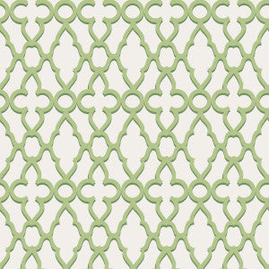 Treillage Leaf Green/Chlk by Cole & Son Designer Wallcovering
