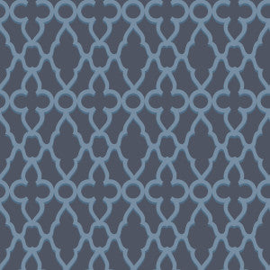 Treillage Cerulean/Midnig by Cole & Son Designer Wallcovering