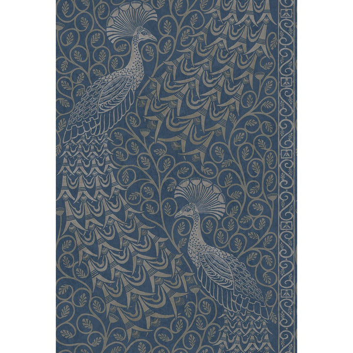 Pavo Parade Msilver/Denim by Cole & Son Wallcovering Cole & Son Wallcovering Pavo Parade Msilver/DenimWallcovering COLE & SON PEARWOOD PAPER - 100% United Kingdom </p><p>Repeat: H: 20.5, V: 30 20.5 - Fabric Carolina -
