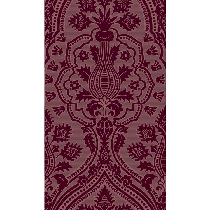 Pugin Palace Flock Claret by Cole & Son Designer Wallcovering COLE & SON PEARWOOD PAPER - 100% United Kingdom Horizontal: 20.5 and Vertical: 35.4 20.5 - Swanky Fabrics -