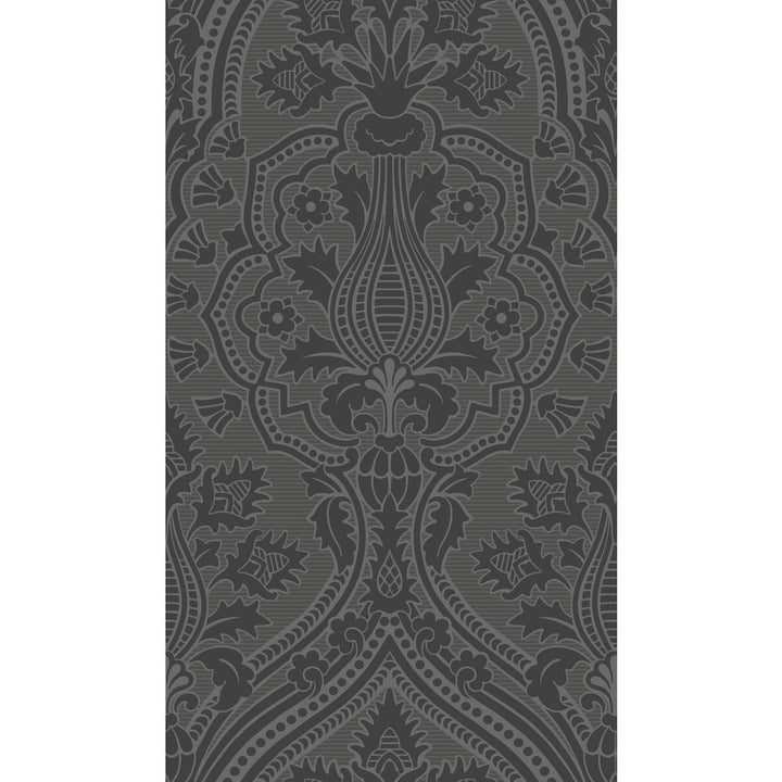 Pugin Palace Flock Charc by Cole & Son Designer Wallcovering COLE & SON PEARWOOD PAPER - 100% United Kingdom Horizontal: 20.5 and Vertical: 35.4 20.5 - Swanky Fabrics -