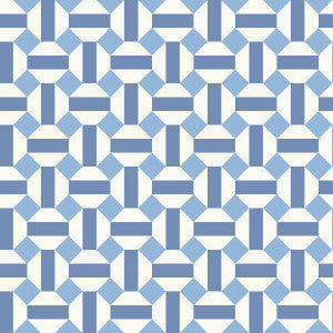 Alicatado Hyacinth On Chalk by Cole & Son Designer Wallcovering