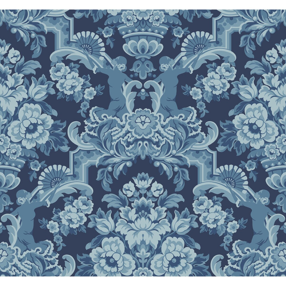 Lola China Blues On Midnight by Cole & Son Wallcovering Cole & Son Wallcovering Lola China Blues On MidnightWallcovering COLE & SON SEVILLE NON WOVEN - 100% United Kingdom </p><p>Repeat: H: 27, V: 25.2 27 - Fabric Carolina -