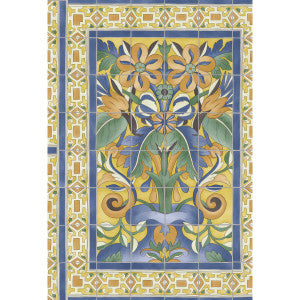 Triana Marigold & Hyacinth/Canary Yellow by Cole & Son Designer Wallcovering