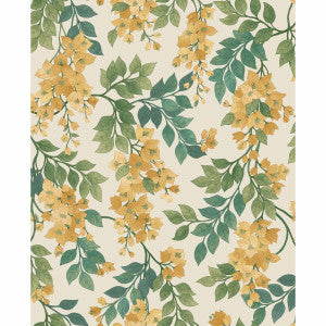 Bougainvillea Marigold/Lf Grn/Emerald/Parc by Cole & Son Designer Wallcovering