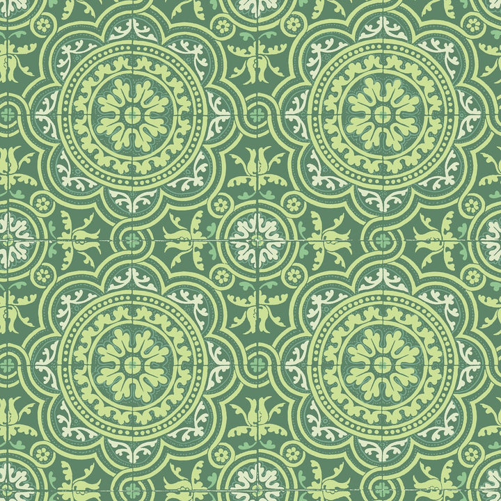 Piccadilly Leaf Green & Mint On Forest by Cole & Son Designer Wallcovering COLE & SON SEVILLE NON WOVEN - 100% United Kingdom Horizontal: 20.8 and Vertical: 20.8 20.8 - Swanky Fabrics -