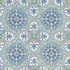 Piccadilly Denim & Rouge On Chalk by Cole & Son Designer Wallcovering
