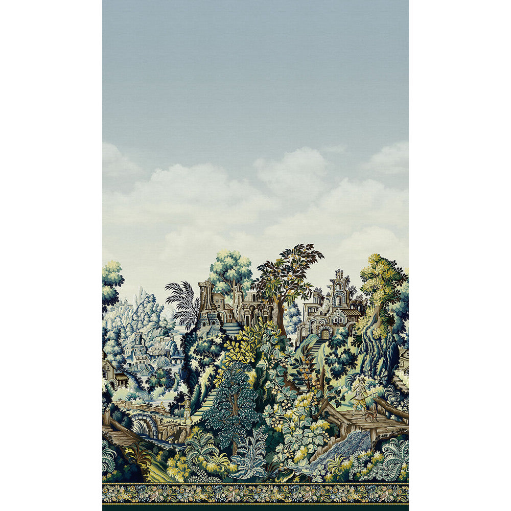 Verdure Tapestry V T I&C by Cole & Son Designer Wallcovering COLE & SON HISTORIC ROYAL PALACES-GREAT MASTERS NON WOVEN - 100% United Kingdom Horizontal: 82.6 and Vertical: 137.8 82.6 - Swanky Fabrics -