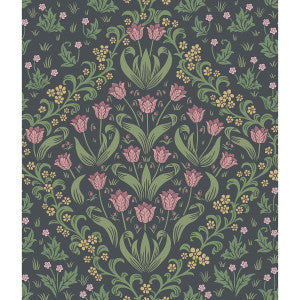 Tudor Garden Plm&Ogrn/Chr by Cole & Son Designer Wallcovering