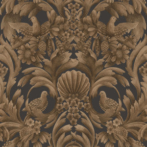 Gibbons Carving Mbrnz/Chr by Cole & Son Designer Wallcovering