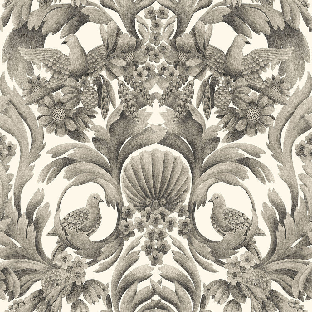 Gibbons Carving Soot/Ston by Cole & Son Wallcovering Cole & Son Wallcovering Gibbons Carving Soot/StonWallcovering COLE & SON HISTORIC ROYAL PALACES-GREAT MASTERS NON WOVEN - 100% United Kingdom </p><p>Repeat: H: 27, V: 27 27 - Fabric Carolina -