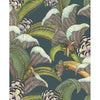 Hoopoe Leaves Viridian by Cole & Son Designer Wallcovering