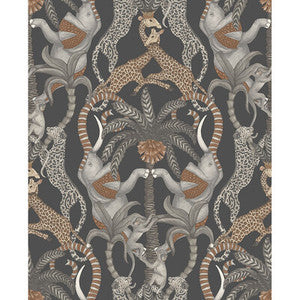 Safari Totem Gngr&Tp/Chrcl by Cole & Son Designer Wallcovering