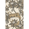 Satara Soot&Metgld/Linen by Cole & Son Designer Wallcovering