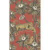 Satara Soot&Metgld/Rouge by Cole & Son Designer Wallcovering