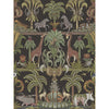 Afrika Kingdom Olvgrn&Spgrn/Bck by Cole & Son Designer Wallcovering