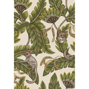 Bush Baby Sprgrn&Mrgld/Stn by Cole & Son Designer Wallcovering