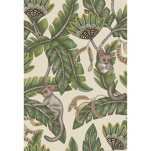Bush Baby Sge&Chrt/Prchmnt by Cole & Son Designer Wallcovering