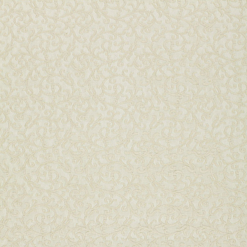 Madras Vine Ecru 12131 by Schumacher Designer Fabric RADIANCE SHEERS COTTON 100% UNITED KINGDOM </p><p>Repeat: Horizontal: 4 1/2" (11CM) and Vertical: 9 1/8" (23CM) 66.5 - Swanky Fabrics -