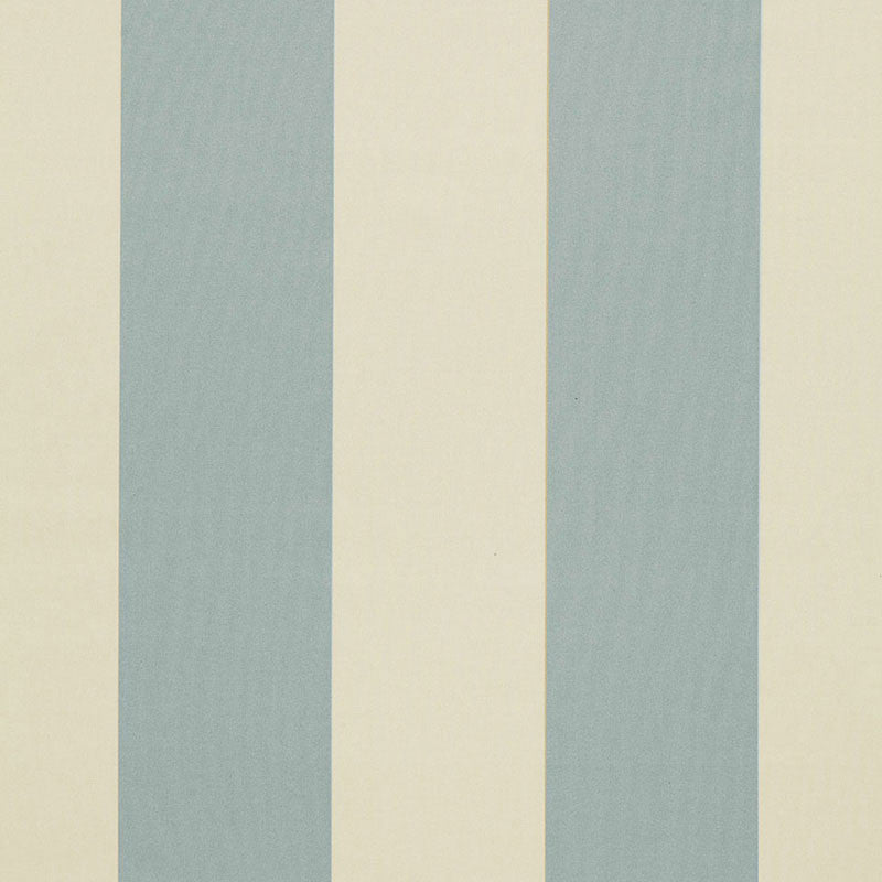 Empire Poplin Stripe Sky 1229054 by Schumacher Designer Fabric STRIPE SOURCE See Sample UNITED KINGDOM MEDIUM DUTY </p><p>Repeat: Horizontal: 9" (23CM) and Vertical: - 54" WIDE (137CM) - Swanky Fabrics -
