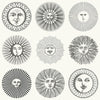 Soli Black & White 123/1001.CS.0 By Cole & Son Designer Wallcovering