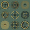 Soli Emerald & Gold 123/1005.CS.0 By Cole & Son Designer Wallcovering