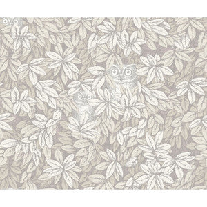 Foglie E Civette White 123/11052.CS.0 By Cole & Son Designer Wallcovering