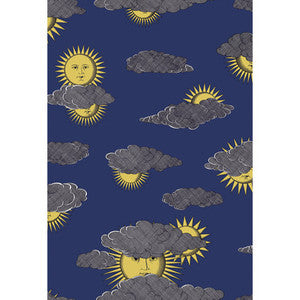 Soli E Nuvole Yellow Blue 123/2006.CS.0 By Cole & Son Designer Wallcovering