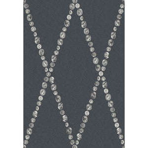 Cammei Silver On Ink 123/4017.CS.0 By Cole & Son Designer Wallcovering