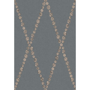 Cammei Slate & Rose Gold 123/4020.CS.0 By Cole & Son Designer Wallcovering
