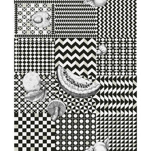 Frutta E Geometrico Black 123/6030.CS.0 By Cole & Son Designer Wallcovering