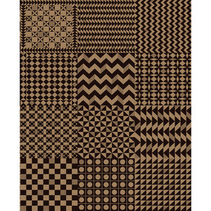 Geometrico Black & Gold 123/7036.CS.0 By Cole & Son Designer Wallcovering