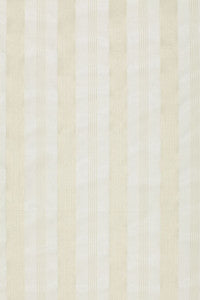 Chantal Striped Sheer Ivory 12420 by Schumacher Designer Fabric