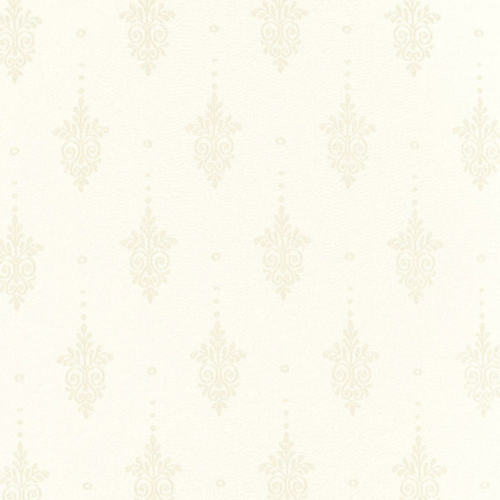 Genevieve Madras Sheer Ivory 12450 by Schumacher Designer Fabric RADIANCE SHEERS COTTON 86% WOOL 14% SCOTLAND </p><p>Repeat: Horizontal: 7 1/4" (18CM) and Vertical: 12 1/4" (31CM) 65 - Swanky Fabrics -