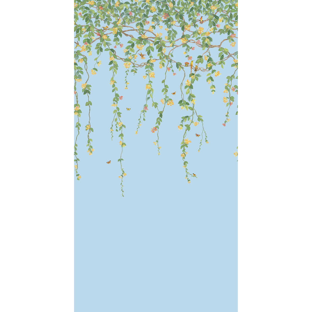Hummingbirds Flora - Blue 124/2011.CS.0 by Cole & Son Designer Wallcovering