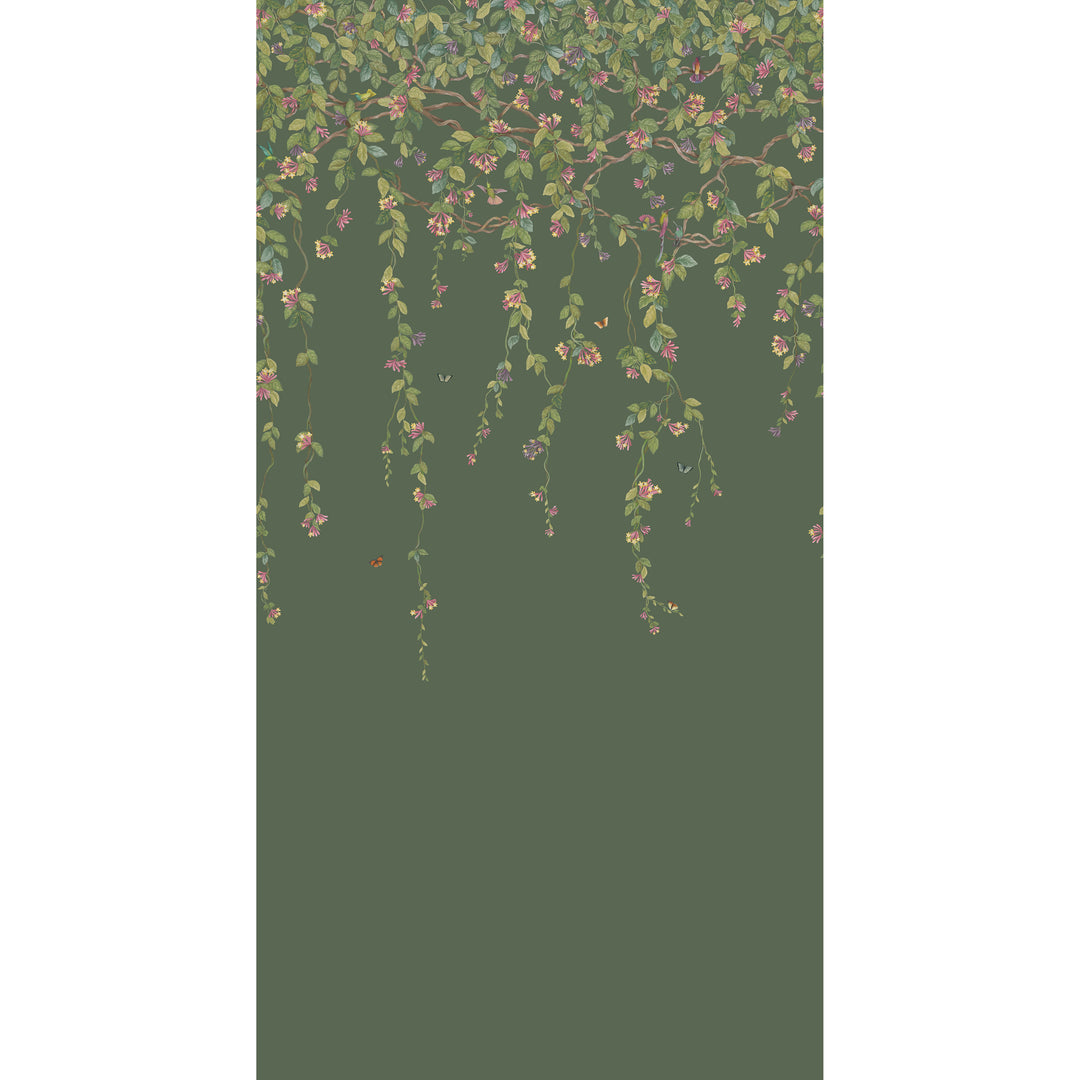 Hummingbirds Flora - Sage 124/2012.CS.0 by Cole & Son Designer Wallcovering