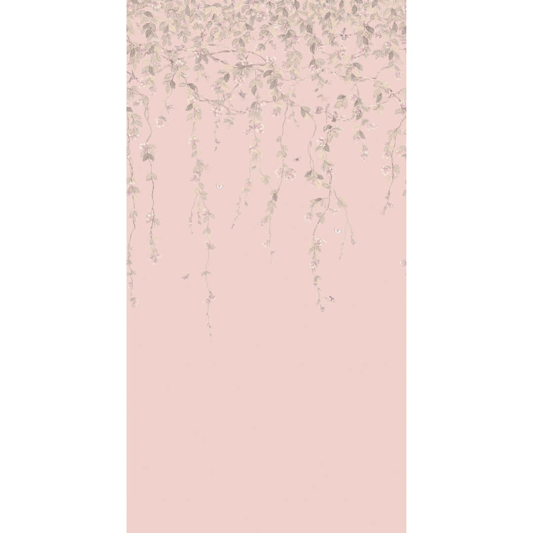 Hummingbirds Flora - Pink/Grey 124/2014.CS.0 by Cole & Son Designer Wallcovering