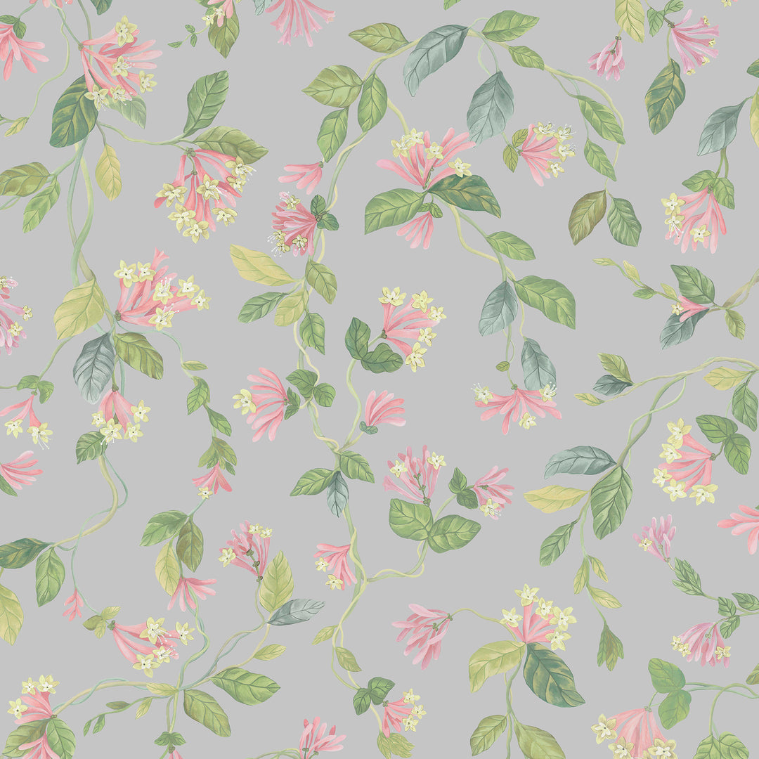 Flora - Grey/Pink 124/3017.CS.0 by Cole & Son Designer Wallcovering